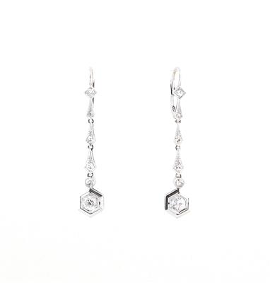 Brillant Diamantohrgehänge zus. ca. 0,95 ct - Jewellery