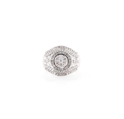 Brillant Diamantring zus. ca. 1,50 ct - Klenoty