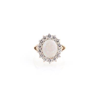 Brillant Opal Damenring - Jewellery