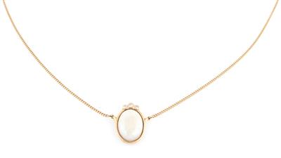 Brillant Opalcollier - Klenoty