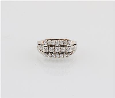 Brillantring zus. ca. 0,70 ct - Klenoty