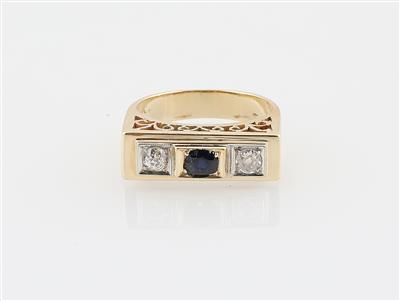 Diamant- Saphirring - Jewellery