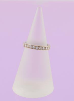 Brillant Memoryring zus. ca. 0,70 ct - Jewellery