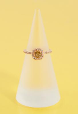 Brillant Diamant Ring zus. ca. 0,90 ct (beh.) - Klenoty