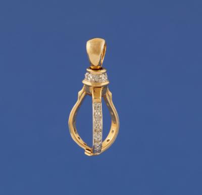 Diamantanhänger zus. ca. 0,20 ct - Jewellery