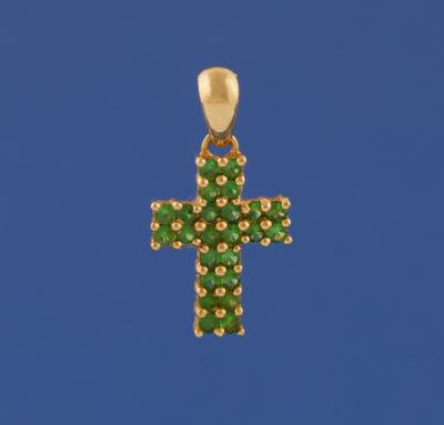 Granat Kreuzanhänger - Jewellery