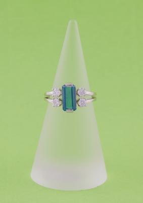 Brillant Turmalin Ring - Schmuck