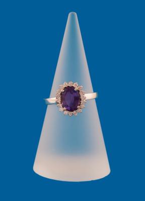 Brillant Amethystring ca. 1,72 ct - Gioielli