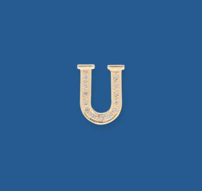 Brillantanhänger "U" - Schmuck