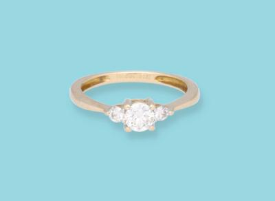 Brillantring zus. ca. 0,45 ct - Schmuck