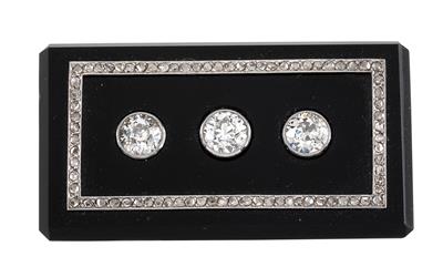 Art Deco Diamantbrosche zus. ca. 2,50 ct - Juwelen