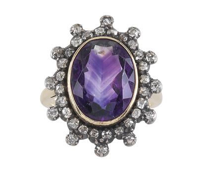 Diamant Amethystring - Juwelen