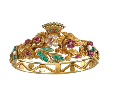 A diamond souvenir armlet - Jewellery