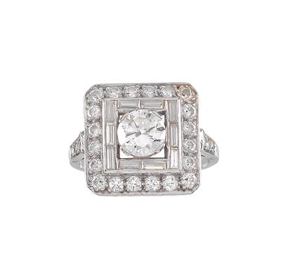 Diamantring zus. ca. 2 ct - Juwelen