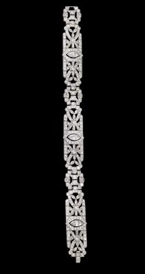 Braccialetto di diamanti, in tutto ca.15,80 ct - Gioielli