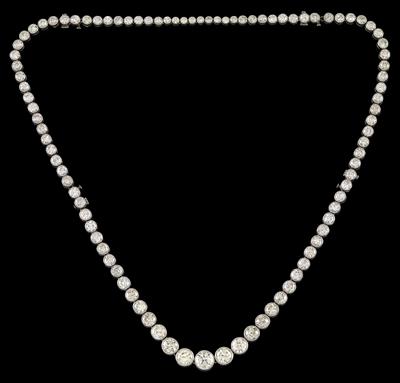 A diamond necklace total weight c. 20.60 ct - Jewellery