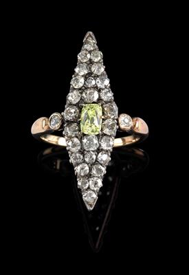 A diamond ring, total weight ca. 1,80 ct - Klenoty