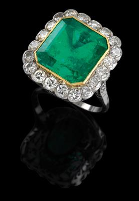 Smaragdring ca. 15 ct - Juwelen