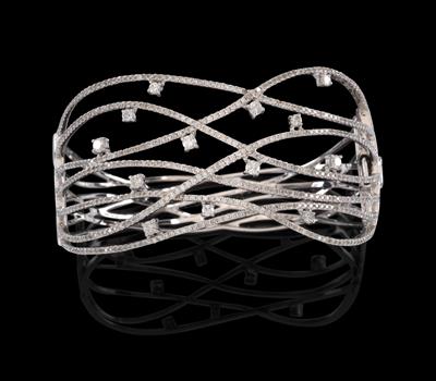A brilliant bracelet total weight 3.35 ct - Jewellery