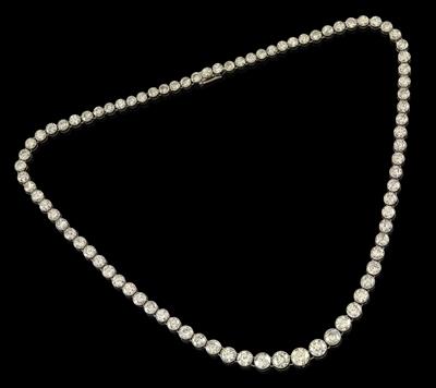 A brilliant necklace total weight c. 20 ct - Klenoty