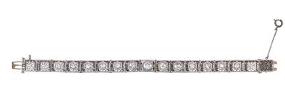 A diamond bracelet total weight c. 2.80 ct - Klenoty