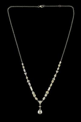 A diamond necklace total weight 6.72 ct - Klenoty