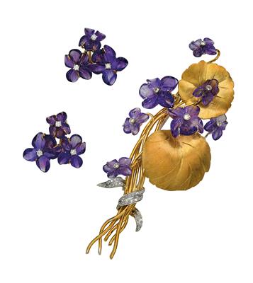 Blütengarnitur Veilchen - Juwelen