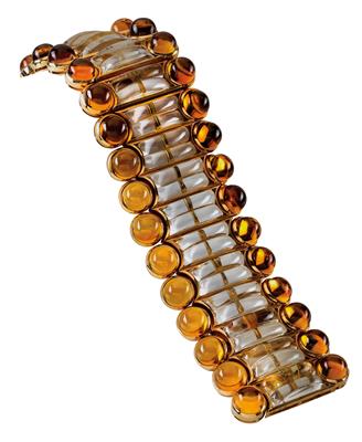 Extraordinary crystal and citrine bracelet - Klenoty