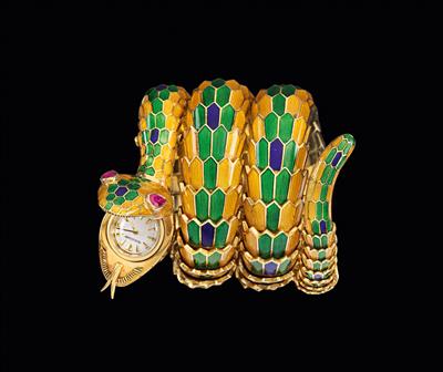 A Bulgari Serpenti lady’s jewellery watch - Klenoty