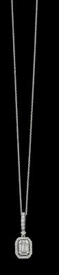 A diamond pendant, total weight 0.58 ct - Klenoty