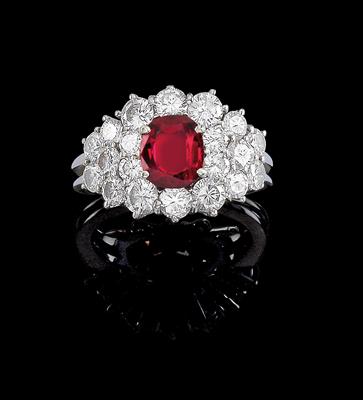 A brilliant and ruby ring - Gioielli