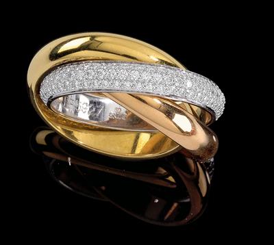 A Cartier 'Trinity' ring - Jewellery 