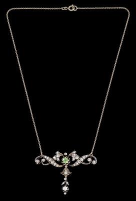 Diamantcollier zus. ca.0,40 ct - Juwelen