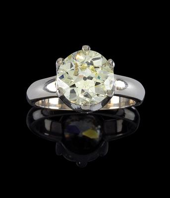 An old-cut brilliant solitaire c. 3 ct - Klenoty