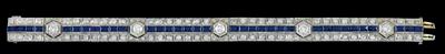 An Art Deco old-cut diamond bracelet total weight c. 8 ct - Gioielli