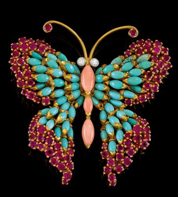Brosche Schmetterling - Juwelen