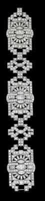 A diamond bracelet total weight c. 15 ct - Jewellery