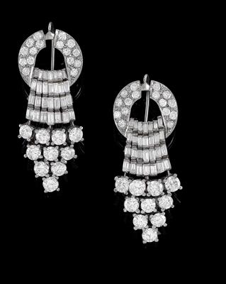 Diamantohrringe zus. ca. 11,50 ct - Juwelen