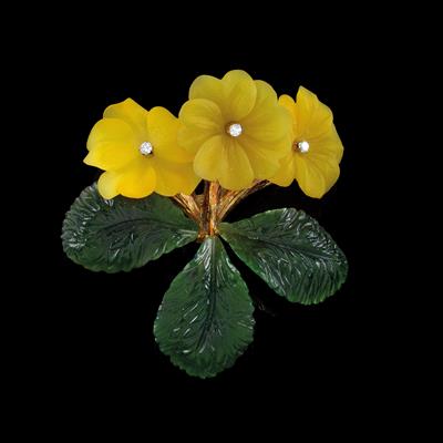 A floral brooch - Klenoty