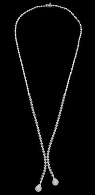 A brilliant necklace, total weight 1.90 ct - Klenoty