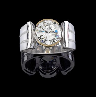 A brilliant solitaire 2.52 ct - Gioielli