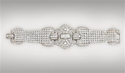 A diamond bracelet total weight c. 37 ct - Gioielli