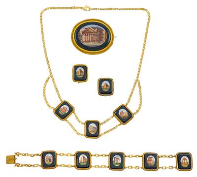 A micro-mosaic set - Jewellery