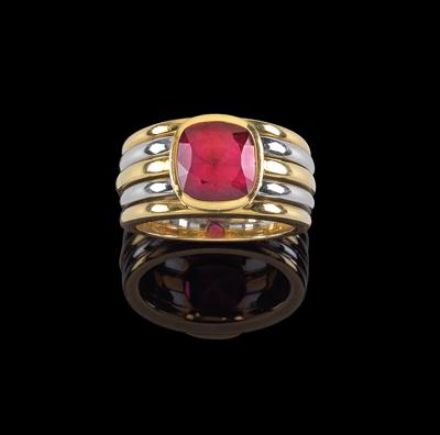 A ruby ring c. 4.21 ct - Jewellery