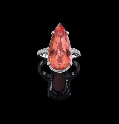 A topaz ring 11.30 ct - Gioielli