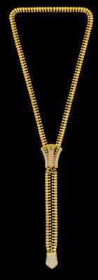 A brilliant necklace, total weight ca. 2,20 ct - Jewellery