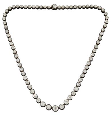 An old-cut brilliant necklace total weight c. 13 ct - Klenoty