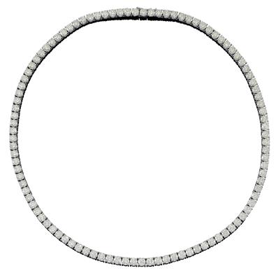 A brilliant necklace, total weight c. 21.50 ct - Jewellery