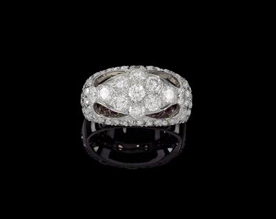 A brilliant ring total weight c. 4.80 ct - Jewellery