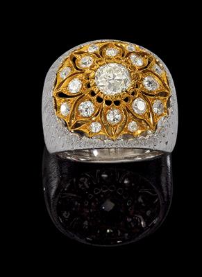 A Buccellati diamond ring total weight c. 2.20 ct - Gioielli